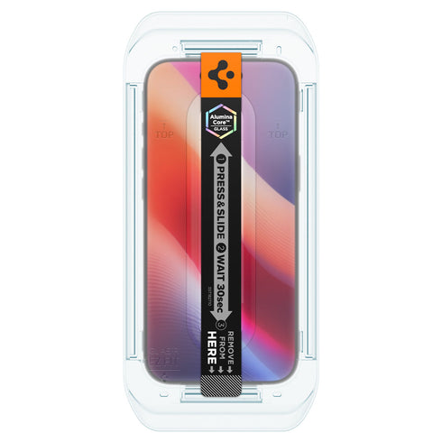 Spigen מגן מסך ל-iPhone Air – GLAS.tR EZ Fit (2 יח׳)